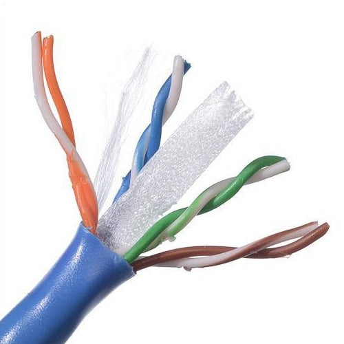 Bobina de Cable UTP CAT6+  BELDEN 2412 006A1000 - 305 m, Azul, Interior, 100  Cobre Bobina de Cable UTP CAT6+  BELDEN 2412 006A1000 - 305 m, Azul, Interior, 100  Cobre